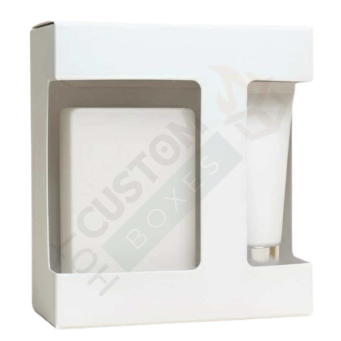 White Soap & Tube Combo Boxes - Custom Soap Boxes