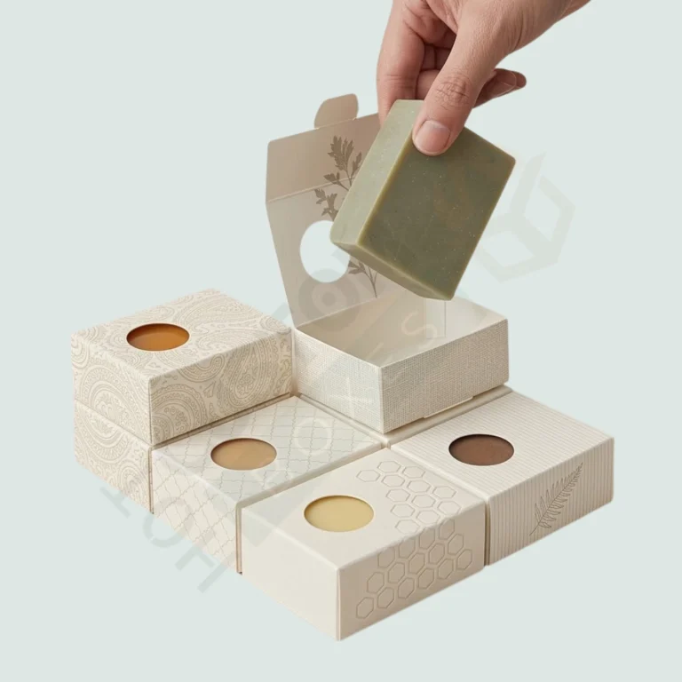 White Square Soap Boxes with Round Window - Custom Soap Boxes (4)