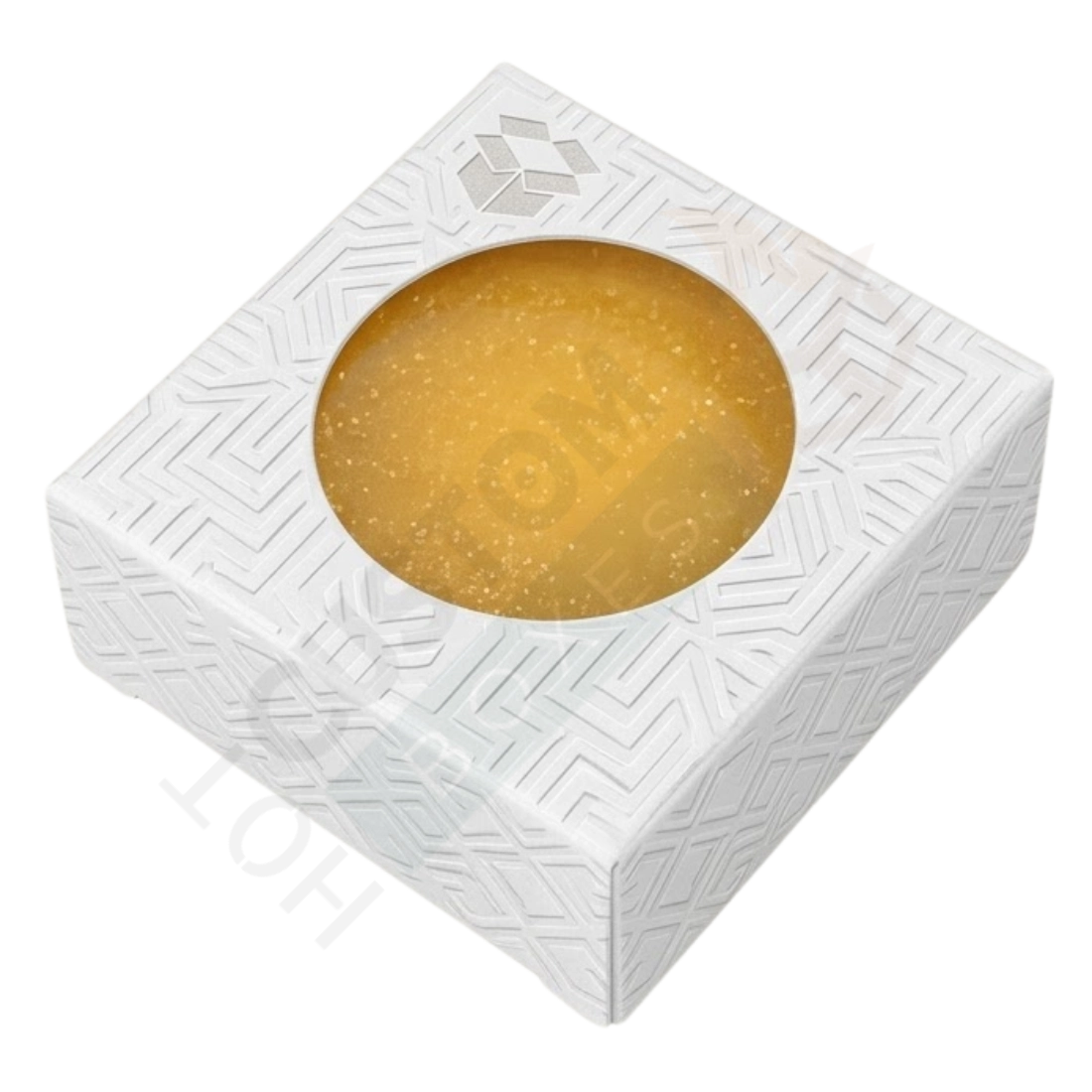 White Square Soap Boxes with Round Window - Custom Soap Boxes