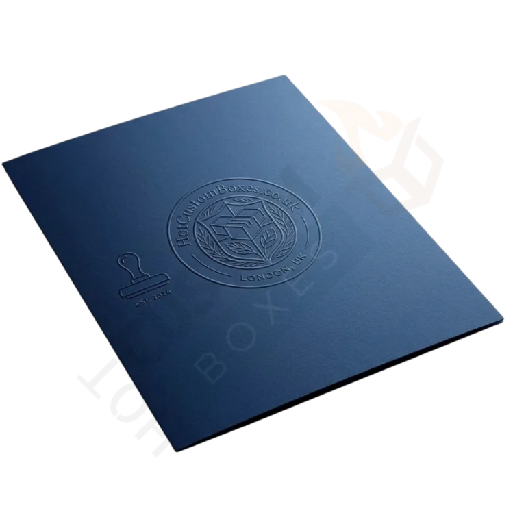 Embossed Folders - Custom Stationery Boxes