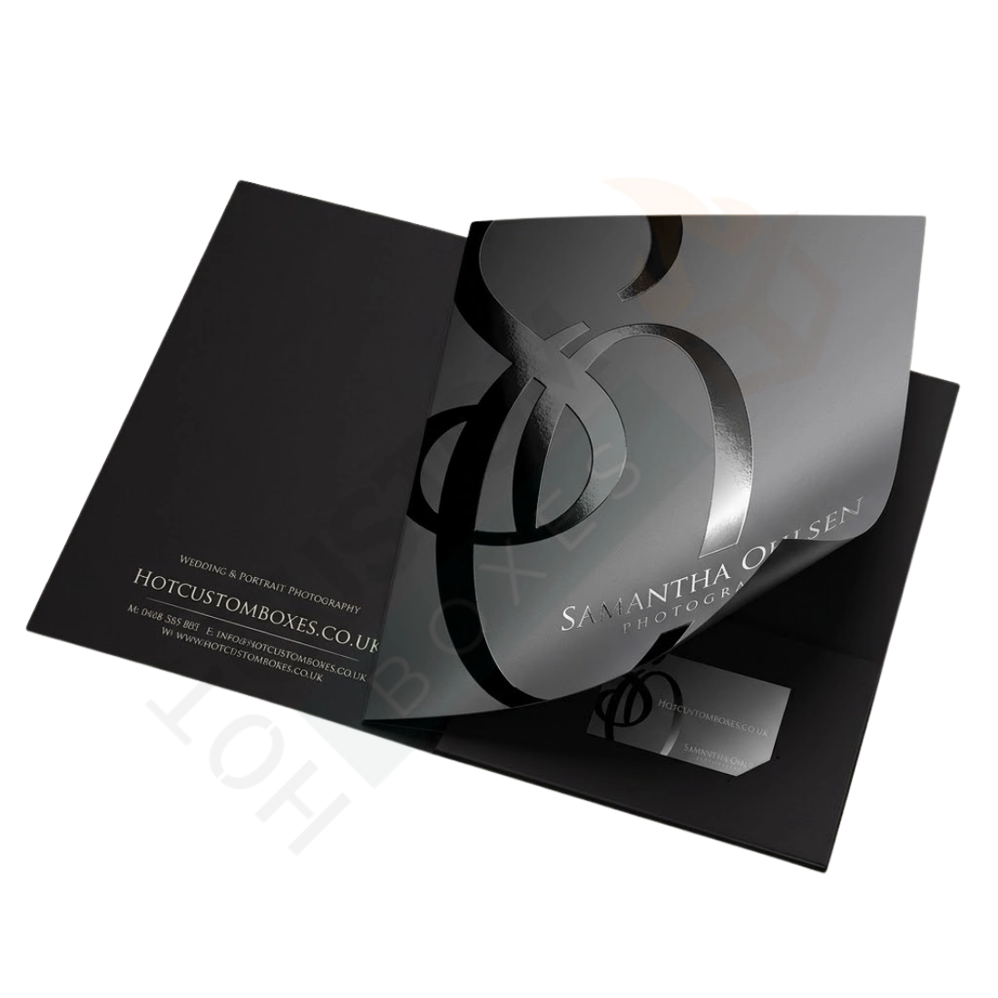 Spot UV Folders - Custom Stationery Boxes