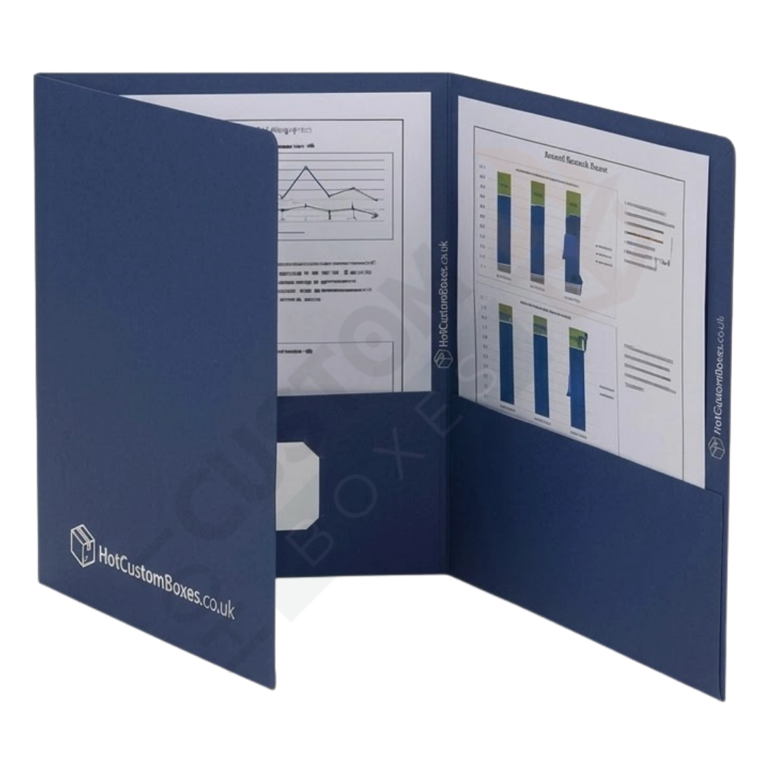 Tri-Panel Folders - Custom Stationery Boxes